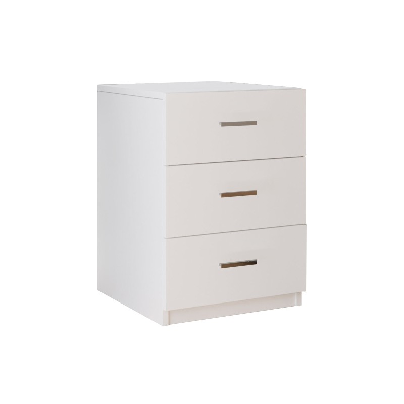 Συρταριέρα  Vo3-W - Χρώμα Λευκό - 44,5x46,6x61,8εκ