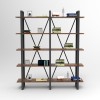 Hanah Home Bookshelf Mn05-Ba Walnut