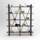 Bookshelf Mn05-Ba Walnut Hanah Home Bookshelf Mn05-Ba Walnut