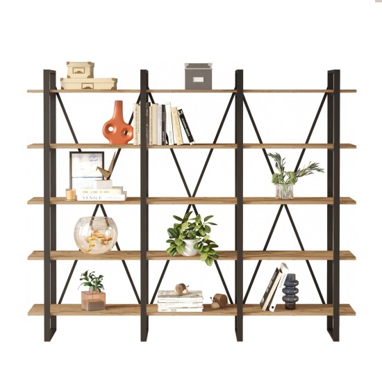 Hanah Home Bookshelf Ml4-A Atlantic Pine