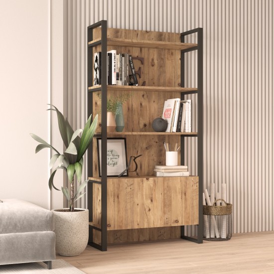 Bookshelf Ml6-A Atlantic Pine Hanah Home Bookshelf Ml6-A Atlantic Pine