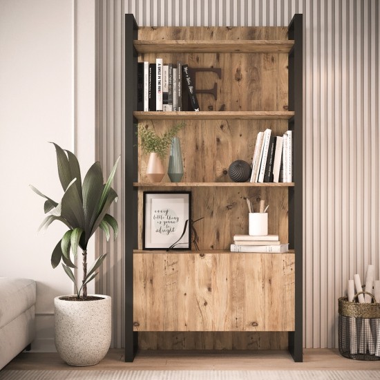 Bookshelf Ml6-A Atlantic Pine Hanah Home Bookshelf Ml6-A Atlantic Pine