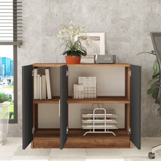 Multi Purpose Cabinet Vo5-Ba Walnut
Anthracite Multi Purpose Cabinet Vo5-Ba Walnut
Anthracite
