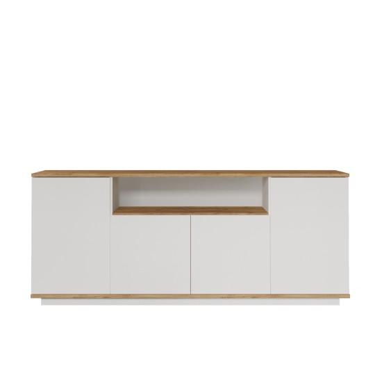 Μπουφές  Fr15-Aw Atlantic 180X75x44.5 Φυσικό Πεύκο Λευκό