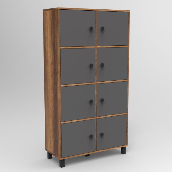 Multi Purpose Cabinet Mn06-Ba Walnut
Anthracite Multi Purpose Cabinet Mn06-Ba Walnut
Anthracite