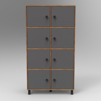 Multi Purpose Cabinet Mn06-Ba Walnut
Anthracite