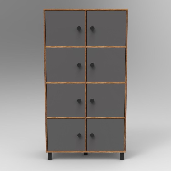 Multi Purpose Cabinet Mn06-Ba Walnut
Anthracite Multi Purpose Cabinet Mn06-Ba Walnut
Anthracite
