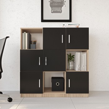 Multi Purpose Cabinet Vo7-Ob Oak
Black
