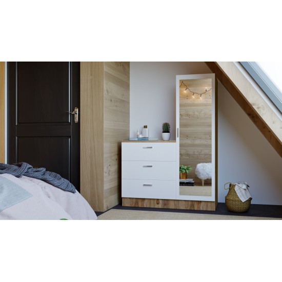 Hanah Home Multi Purpose Cabinet Cc6-Aw Atlantic Pine
White