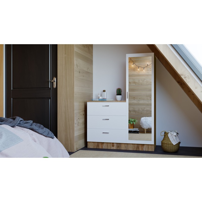 Hanah Home Multi Purpose Cabinet Cc6-Aw Atlantic Pine
White