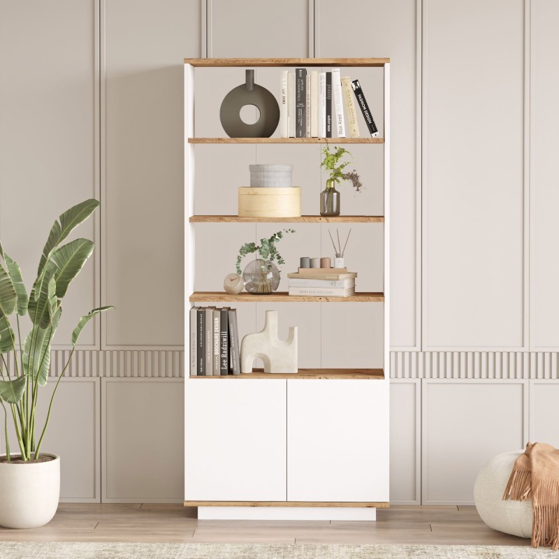 Hanah Home Bookshelf Fr16-Aw Atlantic Pine
White