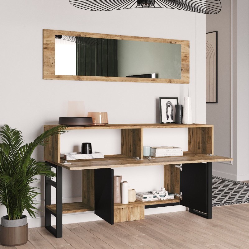 Κονσόλα Ml26-A  139x83.6x43.3cm - Πεύκο Ατλαντικού