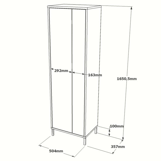 Multi Purpose Cabinet Dy1-Wk Walnut
White Hanah Home Multi Purpose Cabinet Dy1-Wk Walnut
White