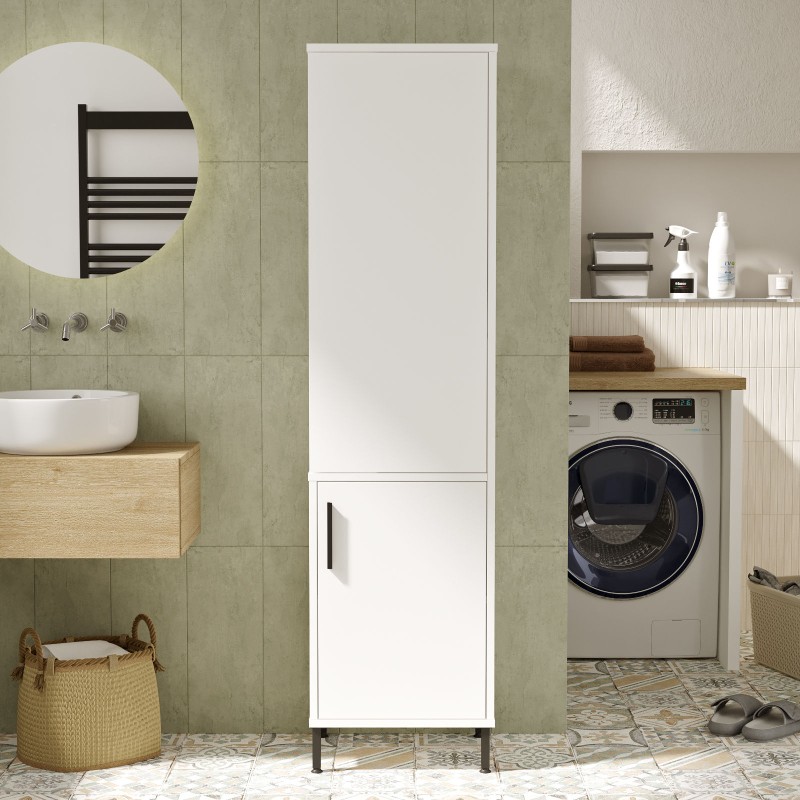 Hanah Home Multi Purpose Cabinet Vı1-W White