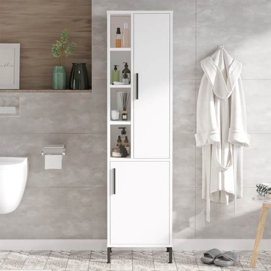 Hanah Home Multi Purpose Cabinet Vı2-W White