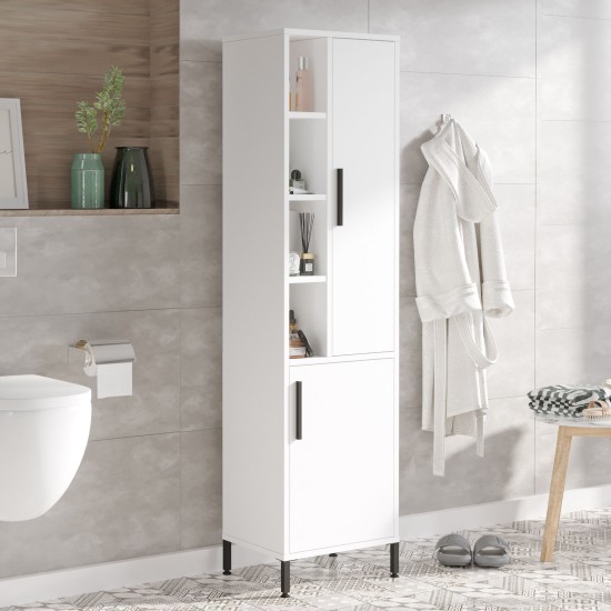 Hanah Home Multi Purpose Cabinet Vı2-W White