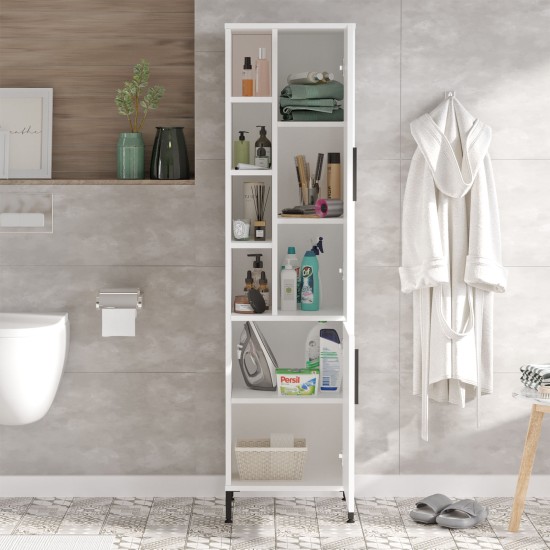Hanah Home Multi Purpose Cabinet Vı2-W White