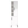 Hanah Home Multi Purpose Cabinet Vı2-W White