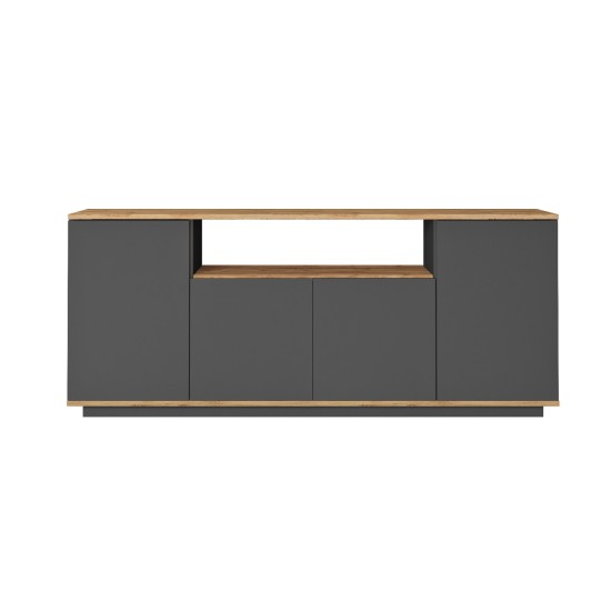 Μπουφές FR15-AA Atlantic 75x44.5cm - Πεύκο Ανθρακί Μπουφές FR15-AA Atlantic 75x44.5cm - Πεύκο Ανθρακί