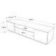 TV Stand Fr7-Aa Atlantic Pine
Anthracite Hanah Home TV Stand Fr7-Aa Atlantic Pine
Anthracite