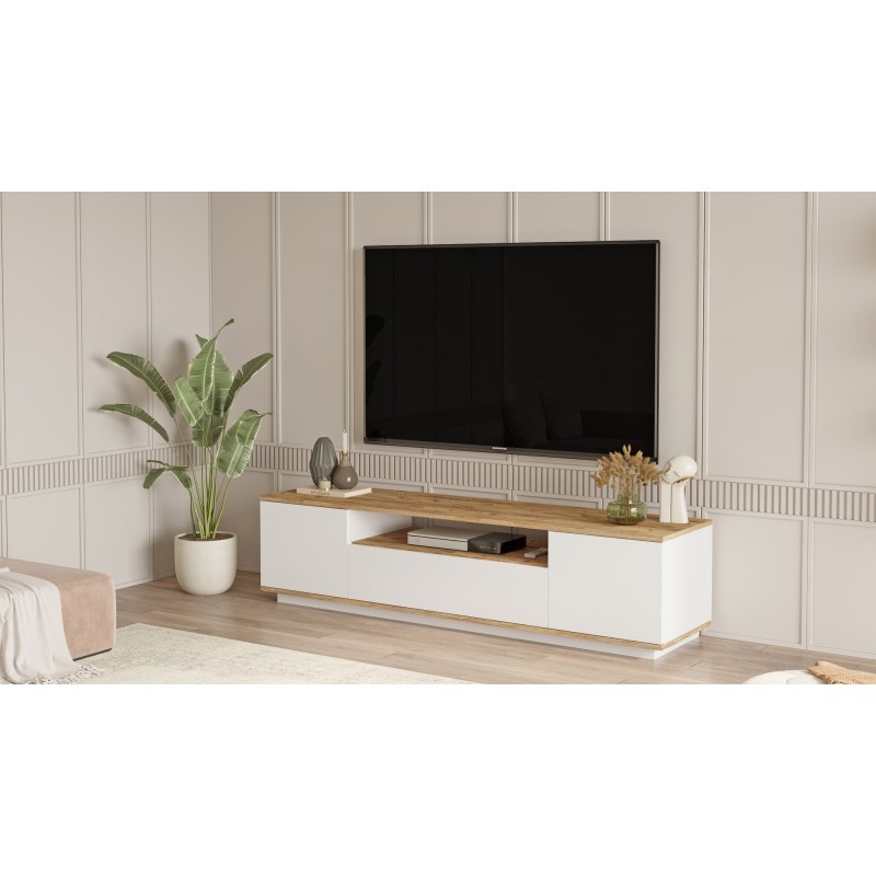 Hanah Home TV Stand Fr7-Aw Atlantic Pine
White