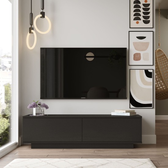 TV Stand Fn1-Lb Black Hanah Home TV Stand Fn1-Lb Black