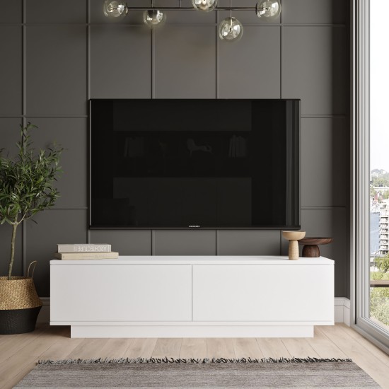 TV Stand Fn1-W White Hanah Home TV Stand Fn1-W White