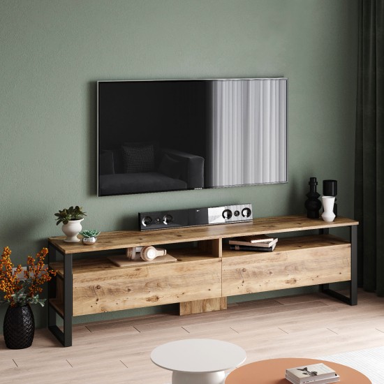 TV Unit Ml19-A Atlantic Pine Hanah Home TV Unit Ml19-A Atlantic Pine
