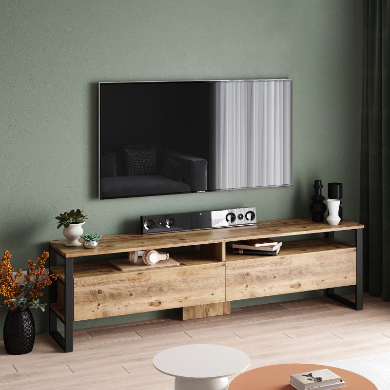 Hanah Home TV Unit Ml19-A Atlantic Pine
