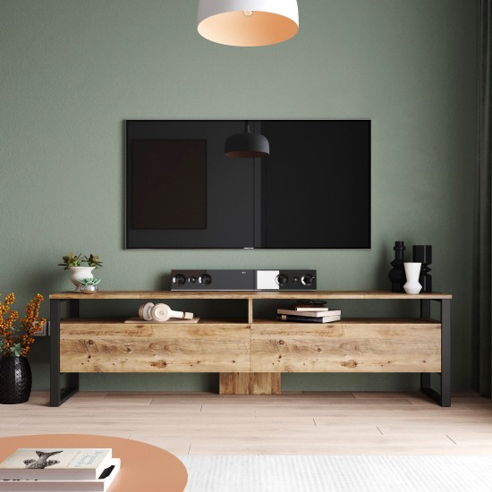 TV Unit Ml19-A Atlantic Pine Hanah Home TV Unit Ml19-A Atlantic Pine
