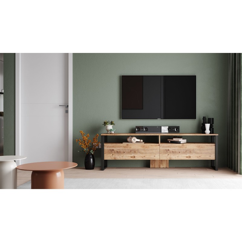 Hanah Home TV Unit Ml19-A Atlantic Pine
