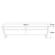 TV Unit Ml19-A Atlantic Pine Hanah Home TV Unit Ml19-A Atlantic Pine