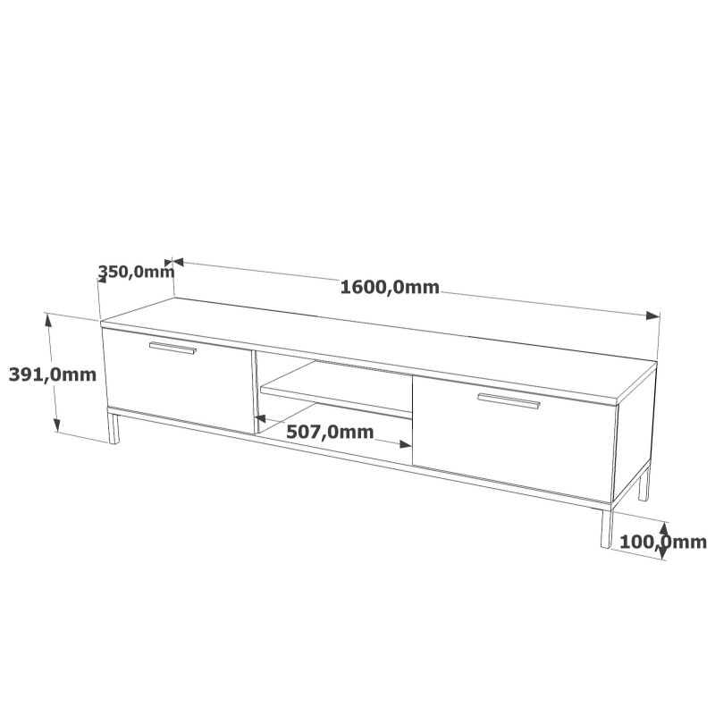 TV Unit Rl1-Aa Atlantic Pine
Anthracite