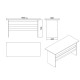 Office Furniture Set Vo8-W White