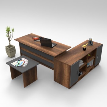 Office Furniture Set Vo10-Ba Walnut
Anthracite