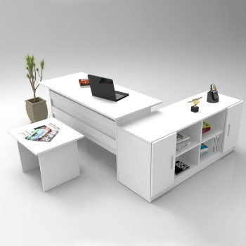 Office Furniture Set Vo10-W White