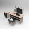 Office Furniture Set Vo12-Ob Oak
Black