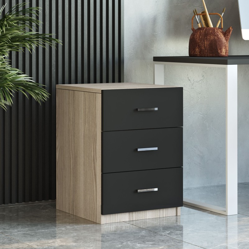 Office Furniture Set Vo12-Ob Oak
Black