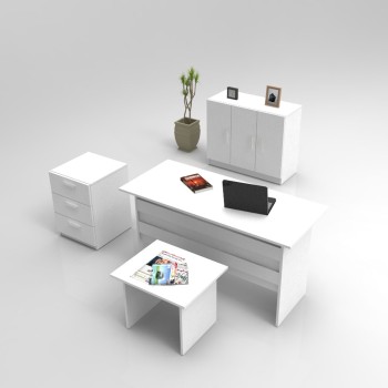Office Furniture Set Vo12-W White