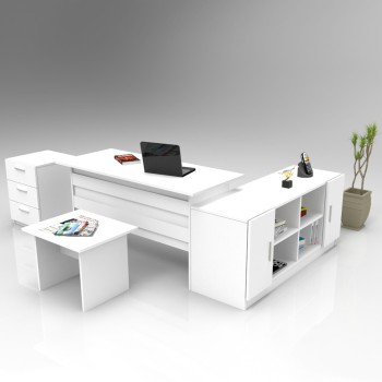 Office Furniture Set Vo13-W White