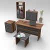 Hanah Home Office Furniture Set Vo14-Ba Walnut
Anthracite