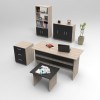 Office Furniture Set Vo14-Ob Oak
Black
