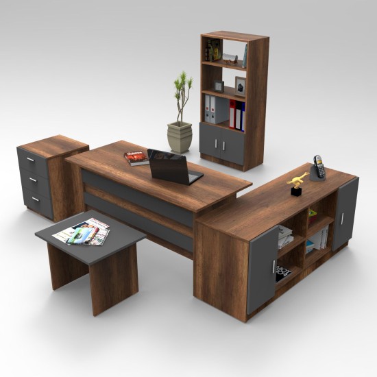 Office Furniture Set Vo15-Ba Walnut
Anthracite Hanah Home Office Furniture Set Vo15-Ba Walnut
Anthracite