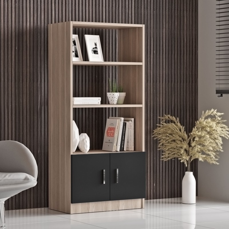 Hanah Home Office Furniture Set Vo15-Ob Oak
Black