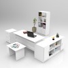 Hanah Home Office Furniture Set Vo15-W White
