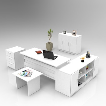 Office Furniture Set Vo16-W White