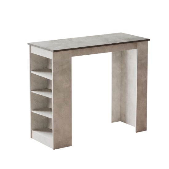 Τραπέζι Μπαρ 120x51.6x101.8εκ - St1- Gt Χρώμα Γκρι Τραπέζι Μπαρ 120x51.6x101.8εκ - St1- Gt Χρώμα Γκρι