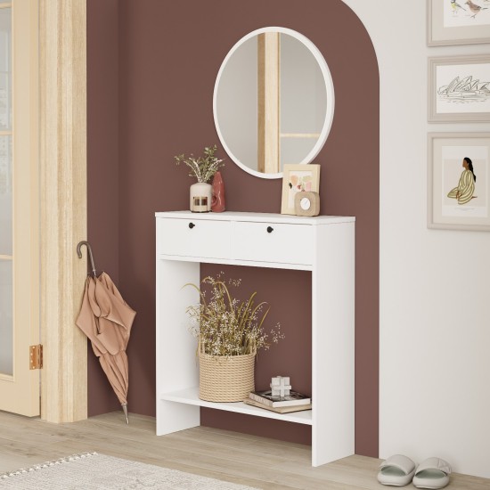 Τουαλέτα Κρεβατοκάμαρας - Sideboard Lr1- Χρώμα Λευκό