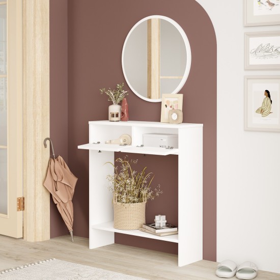 Τουαλέτα Κρεβατοκάμαρας - Sideboard Lr1- Χρώμα Λευκό