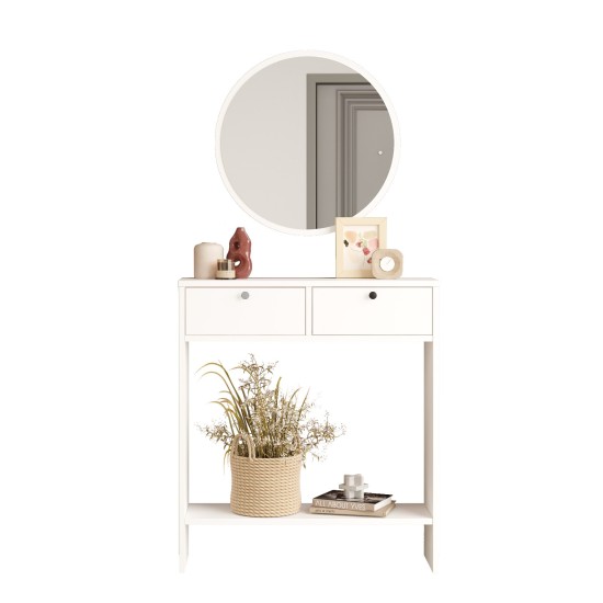 Τουαλέτα Κρεβατοκάμαρας - Sideboard Lr1- Χρώμα Λευκό